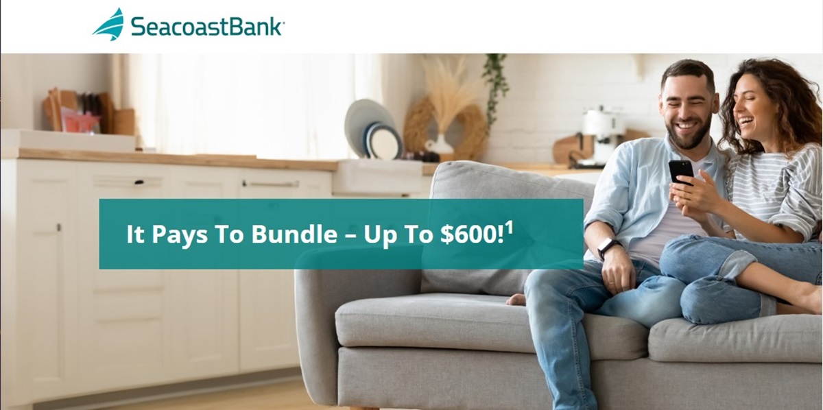 Seacoast Bank – up to $600 for Checking & Money Market