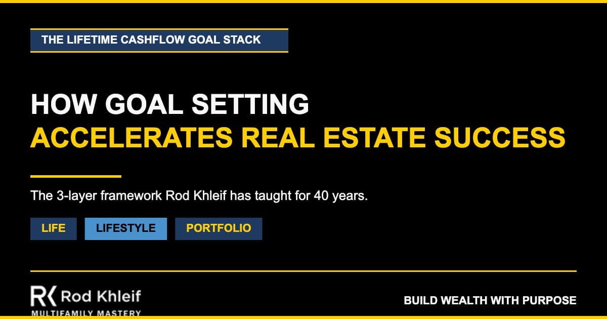 Goal Setting for Real Estate Success: Rod’s 3 Layer Stack