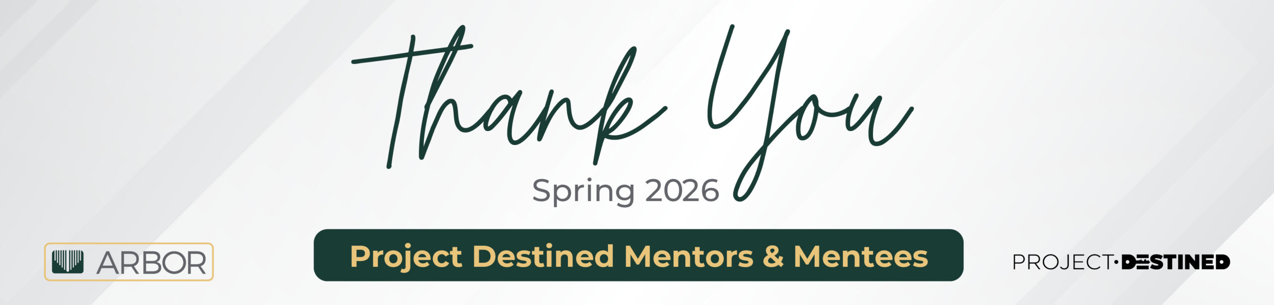 Arbor’s 2026 Project Destined Mentorship Programs Support Future CRE Leaders
